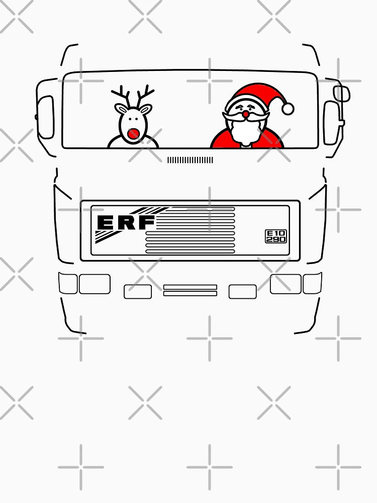 ERF E Series classic British lorry Christmas special edition