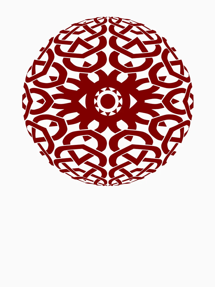 3D Celtic Sphere Design with Eye at the Center