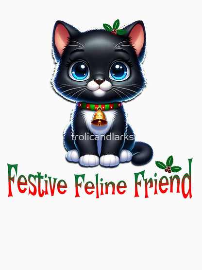 Festive Feline Friend Holiday Kitty Cat
