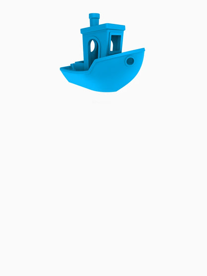3D Benchy LIGHT BLUE
