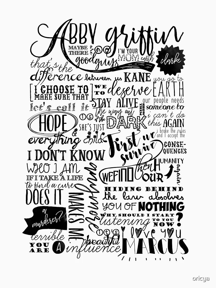 Abby Griffin, first we survive (white version)