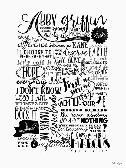 Abby Griffin, first we survive (white version)