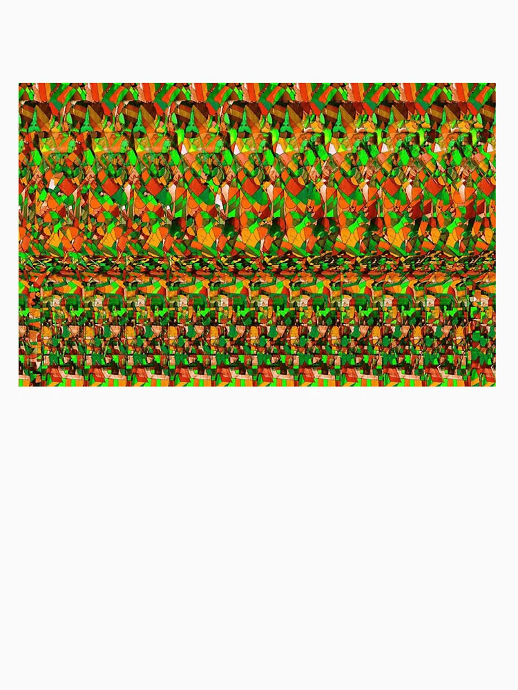 3 Monkeys - Magic Eye 3D