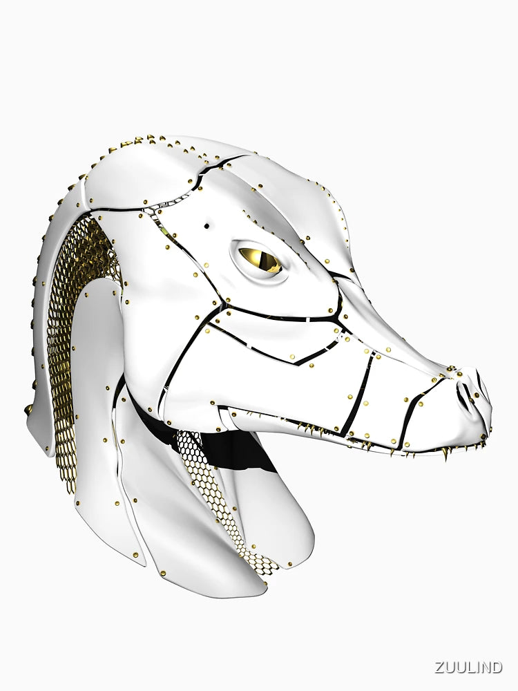 A young gator of steam and leather