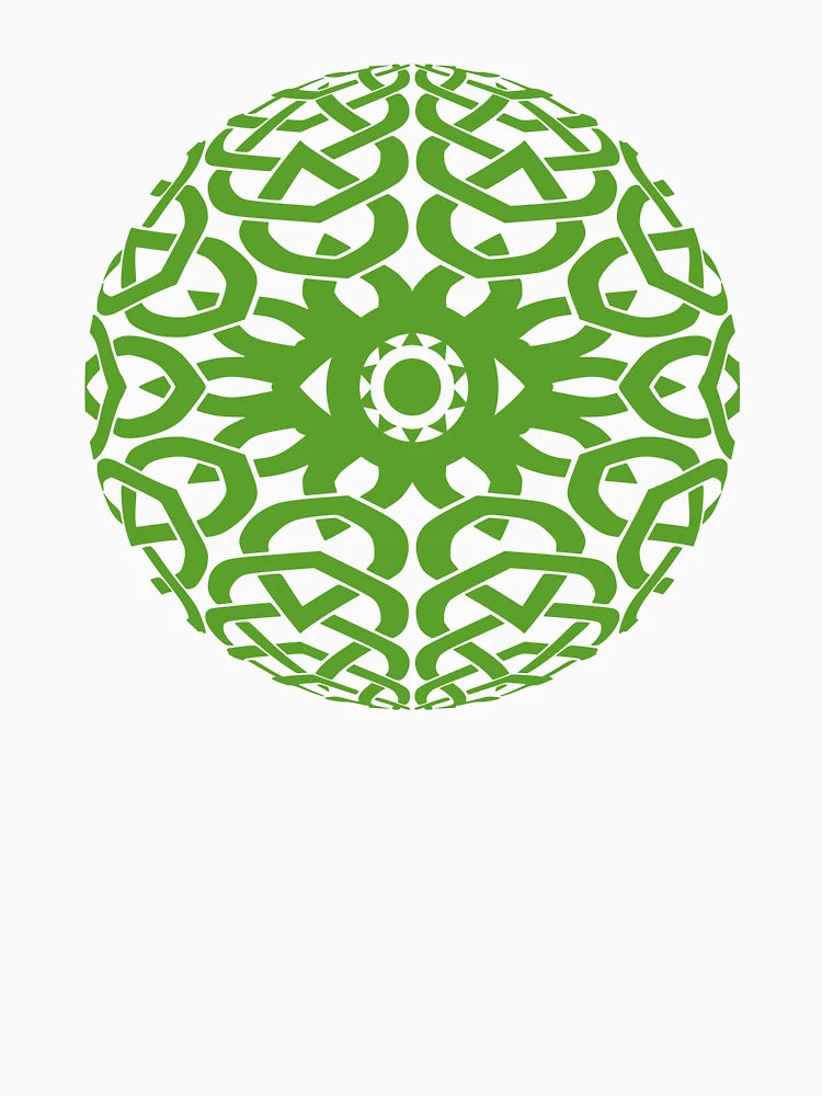 3D Celtic Sphere Design with Eye at the Center