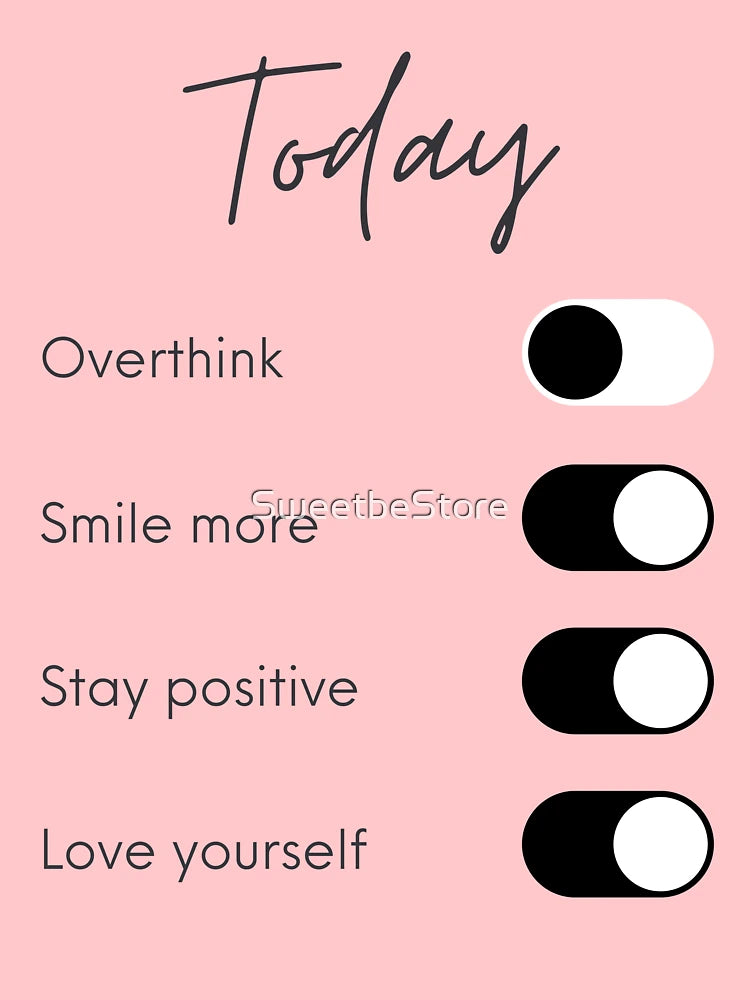 Overthinking Kills Your Happiness Today Positive Affirmation