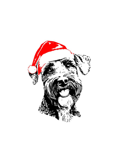 Festive Kerry Blue Terrier