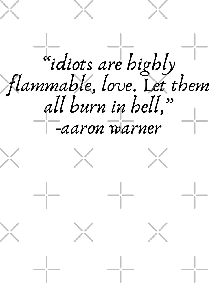 aaron warner shatter me quote