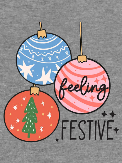 Feeling Festive christmas baubles