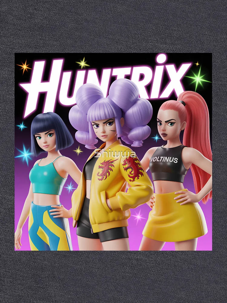 3D Anime-Style K-pop inspired in HUNTRIX