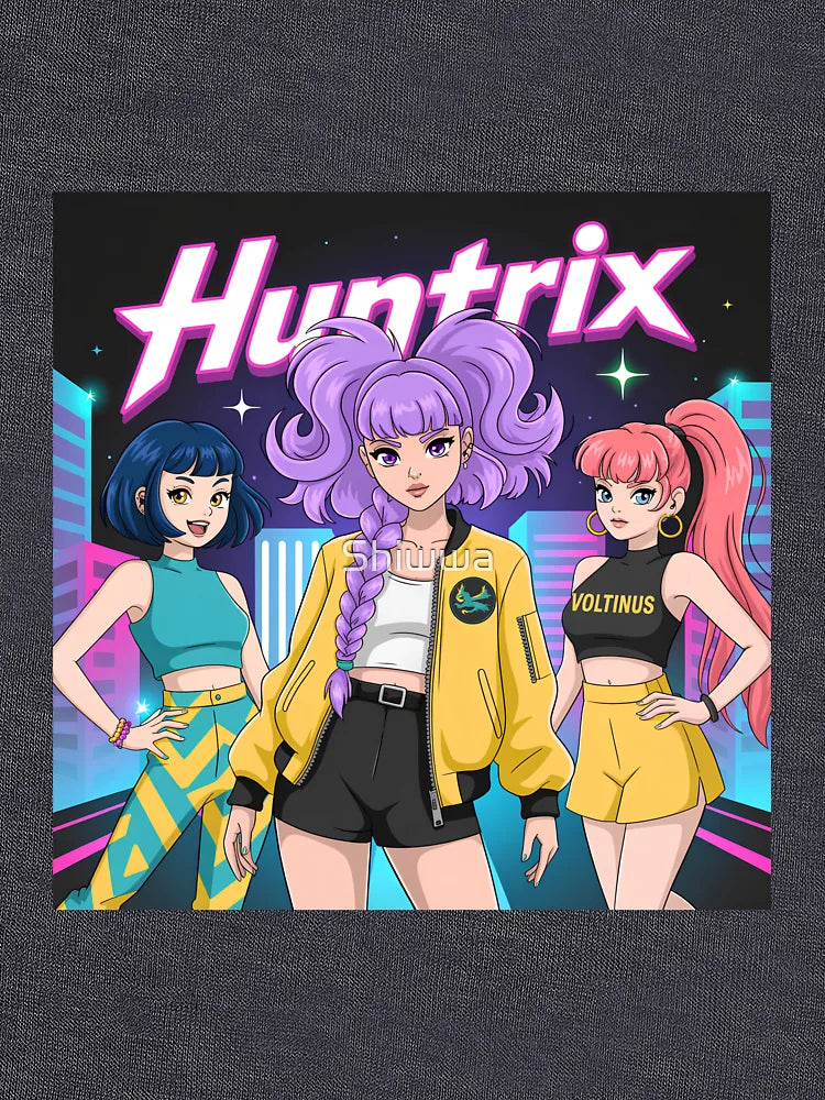 3D Anime-Style K-pop inspired in HUNTRIX