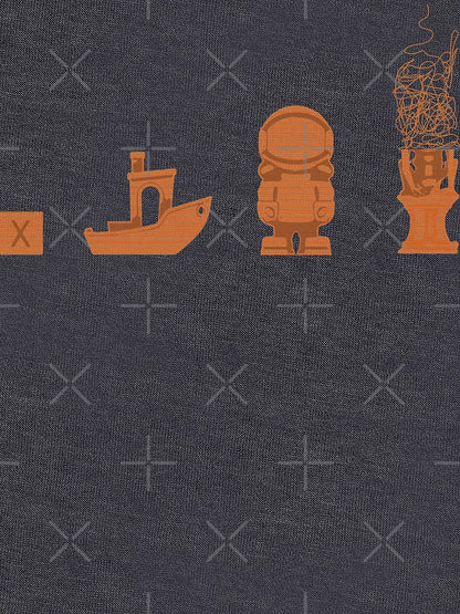 3D Printing Evolution (Orange)