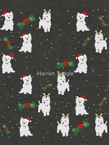A Very Westie Christmas, Xmas Dog Print