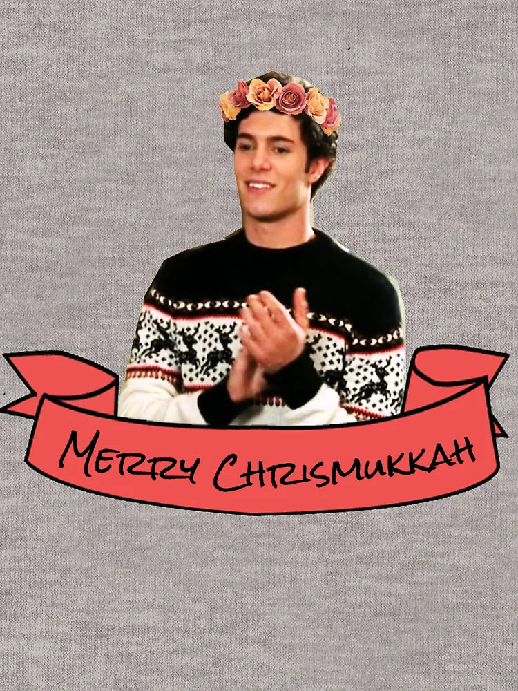 merry chrismukkah seth cohen flower crown
