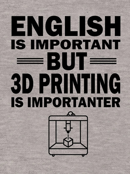 3D printer printing important saying hobby gift idea