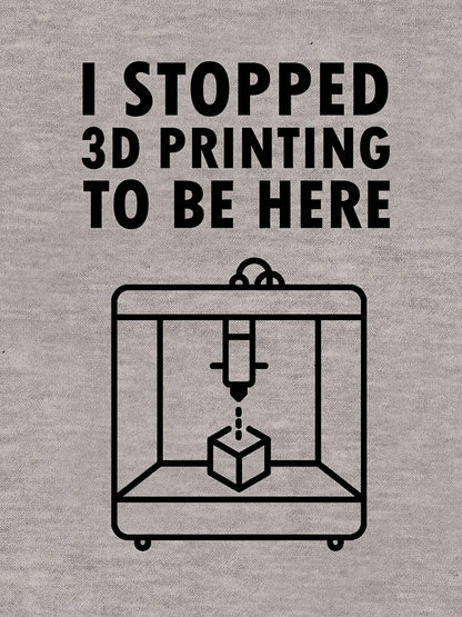 3D printer printing stopped hobby gift idea