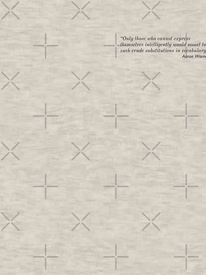 Aaron Warner doesn't curse - Quote from  shatter me