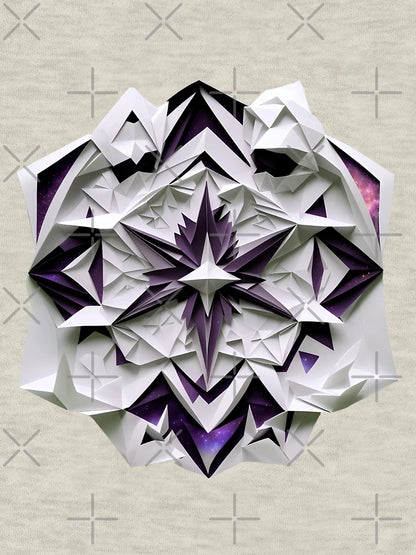 3D purple space patterns