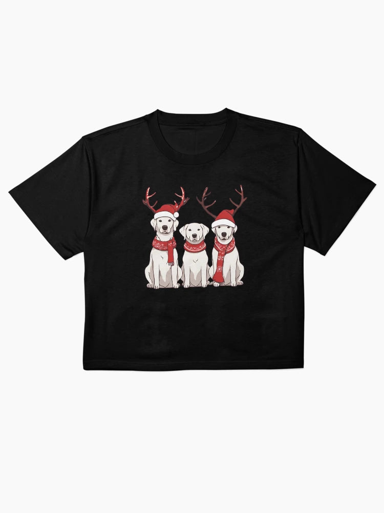 Festive Kuvasz – Christmas Pattern