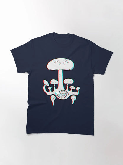 3d Mushroom Cluster With Eye - Trippy Mushrooms