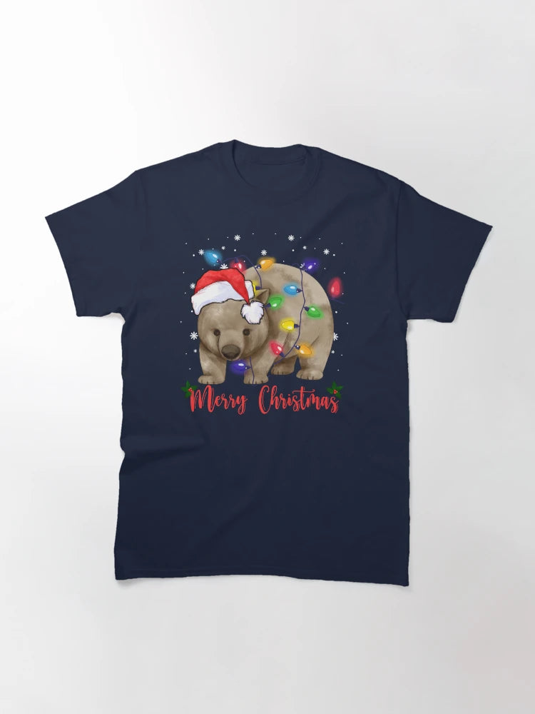 Extra Festive Wombat - Merry Christmas Wombat Australian Christmas Gift Men Woman Kids.