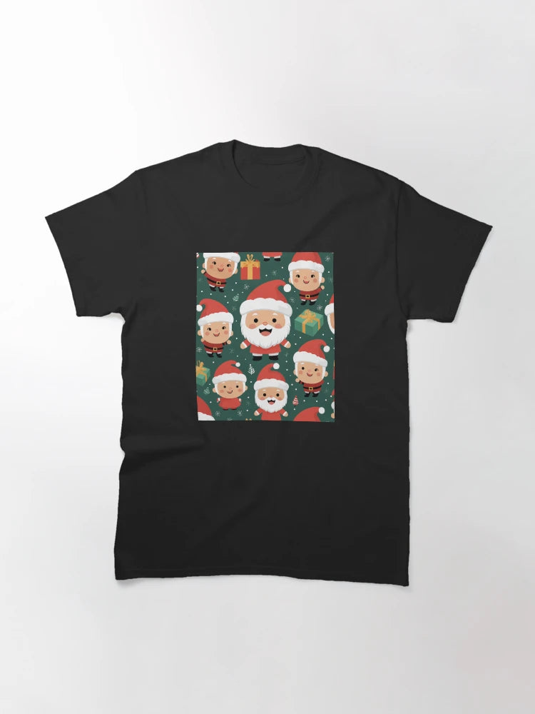 Festive Christmas Designs - Colorful Santa Clauses