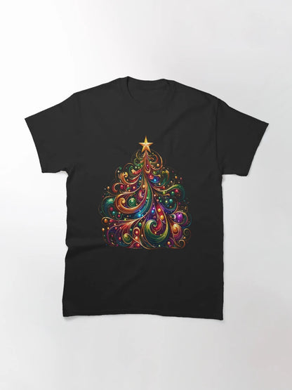Festive Glow Christmas Tree Artwork