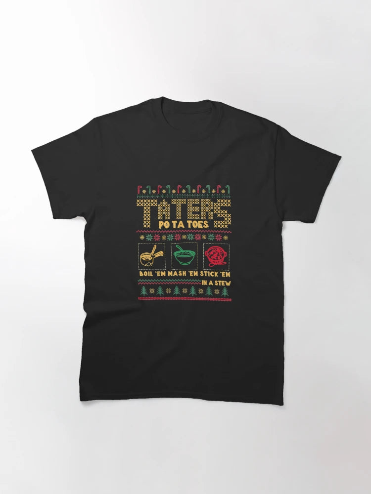 Funny Christmas Taters Potatoes Ugly