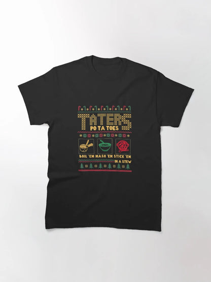 Funny Christmas Taters Potatoes Ugly