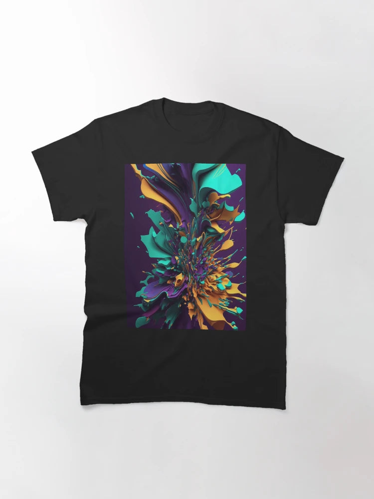 3D mixed colours painting