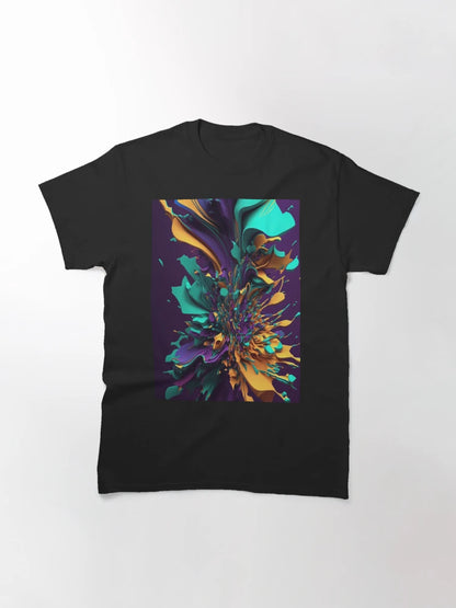 3D mixed colours painting