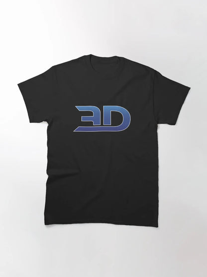 3D Minimal Blue Logo