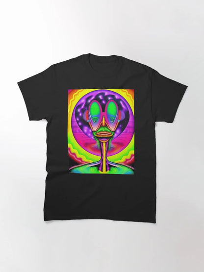 3D alien art. Trippy psychedelic