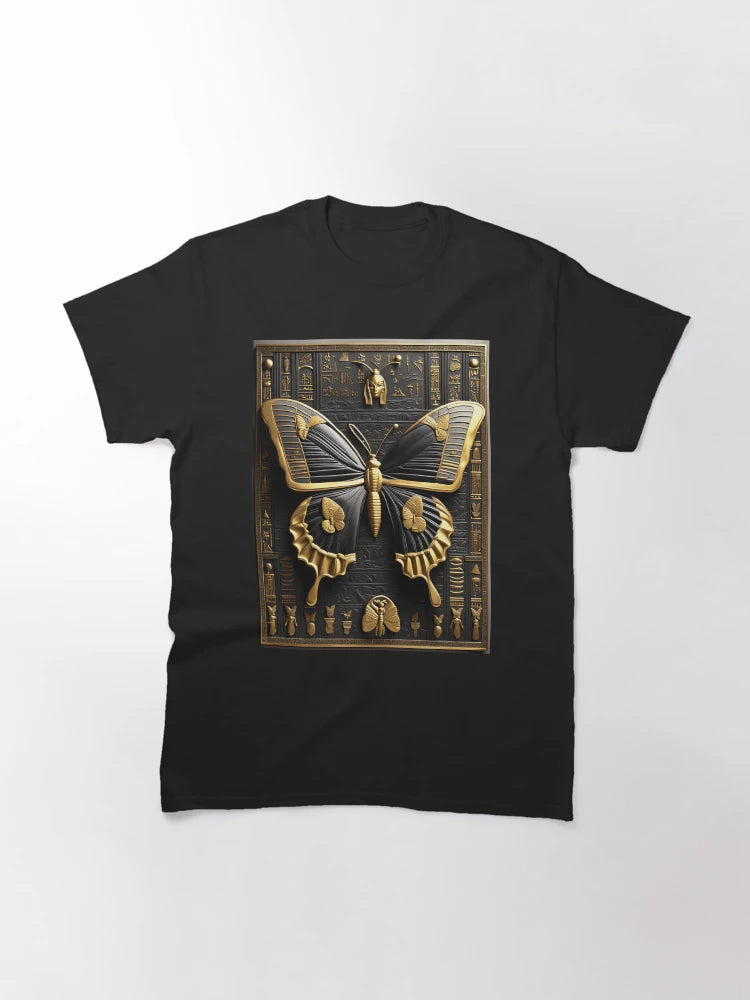 Egyptian Black & Gold 3D Decorative Butterfly Panel Art