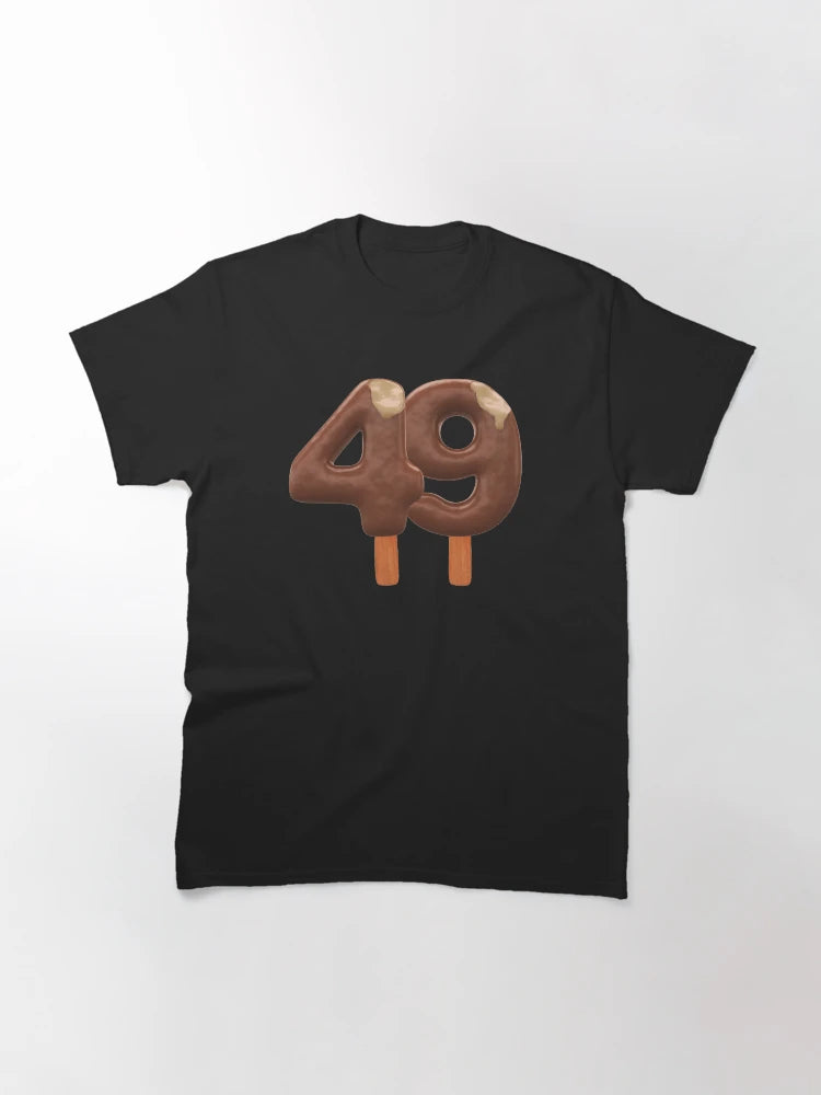49 Ice Cream Forty Nine Number 3d Chocolate