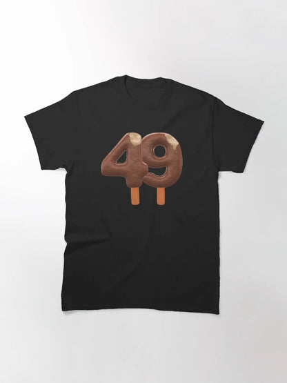 49 Ice Cream Forty Nine Number 3d Chocolate