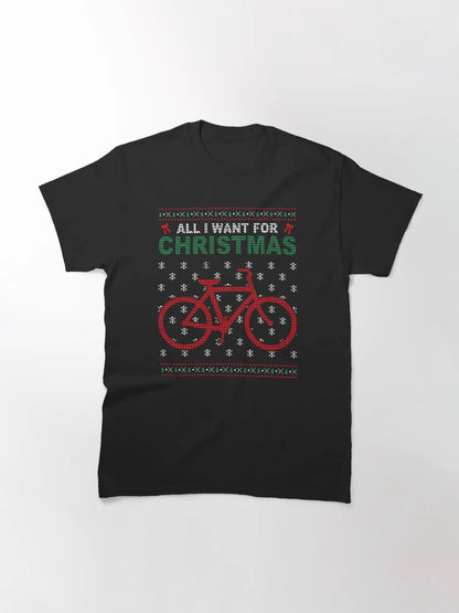 All I Want Bicycle Ugly Christmas Sweater