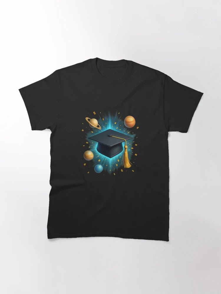 Gold Graduation Cap Celebration 3D Design