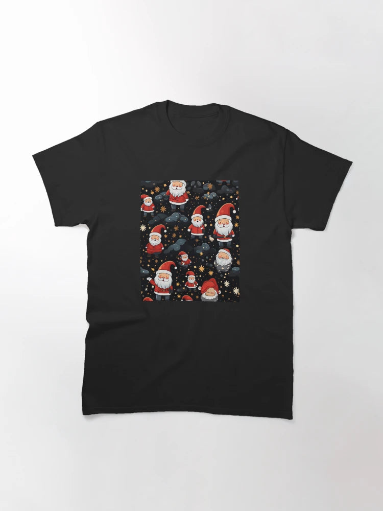 Festive Christmas Designs - Colorful Santa Clauses
