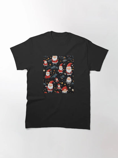 Festive Christmas Designs - Colorful Santa Clauses