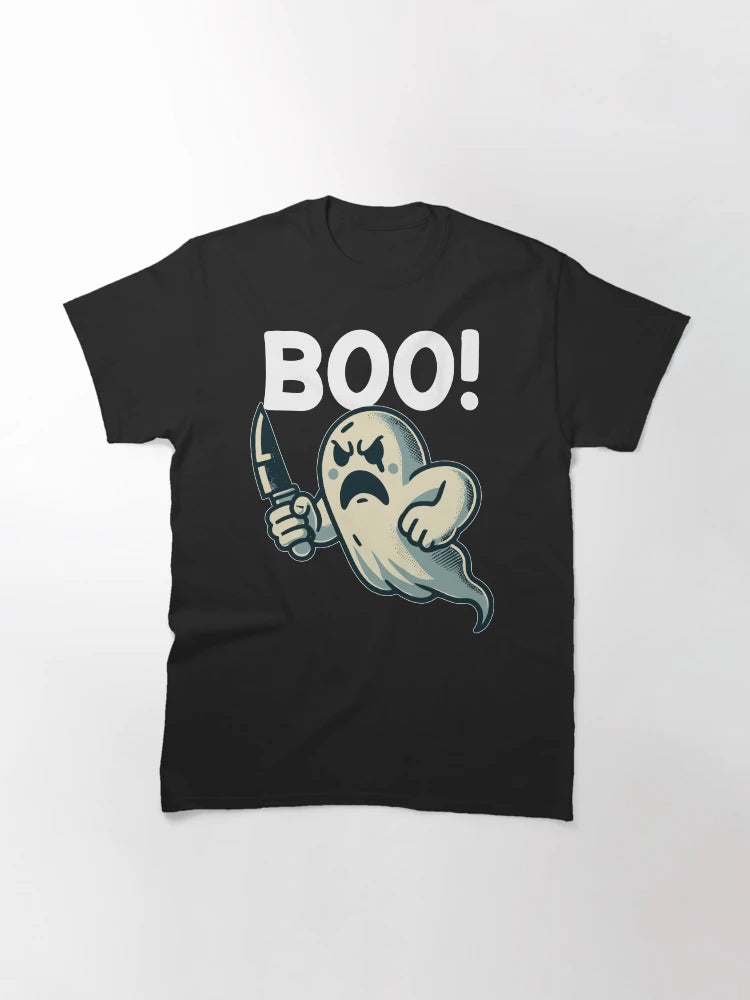 A ghost carrying a knife