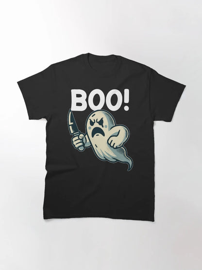 A ghost carrying a knife