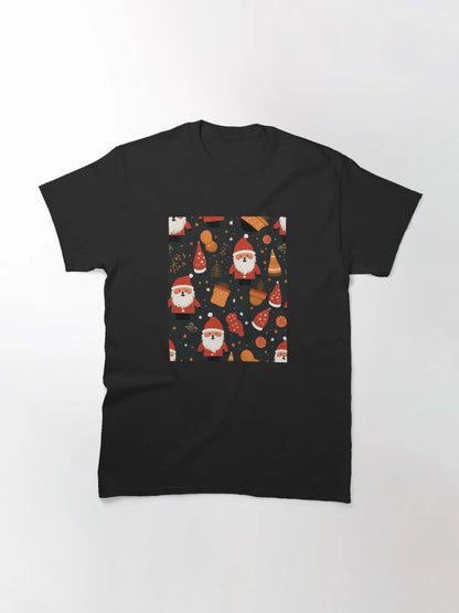 Festive Christmas Designs - Colorful Santa Clauses