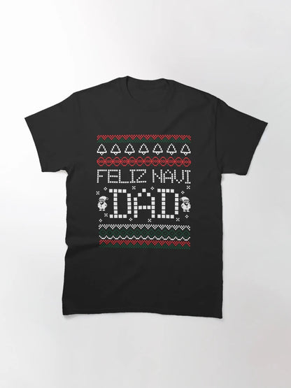 Feliz Navi Dad Ugly Christmas Shirt