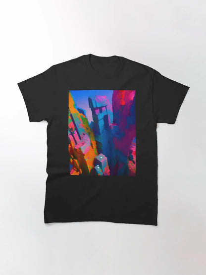 Abstract 3D Art. Colorful 3dlandscape artwork