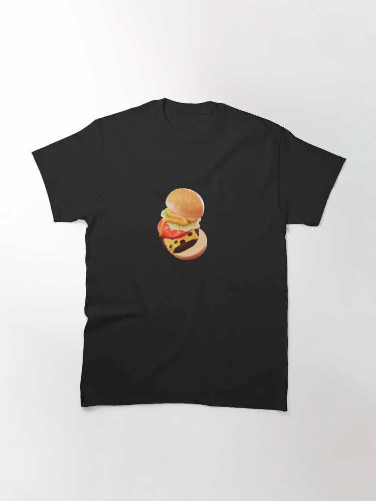 3D hamburger image