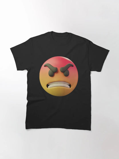Emoji Smiley Angry 3D Face