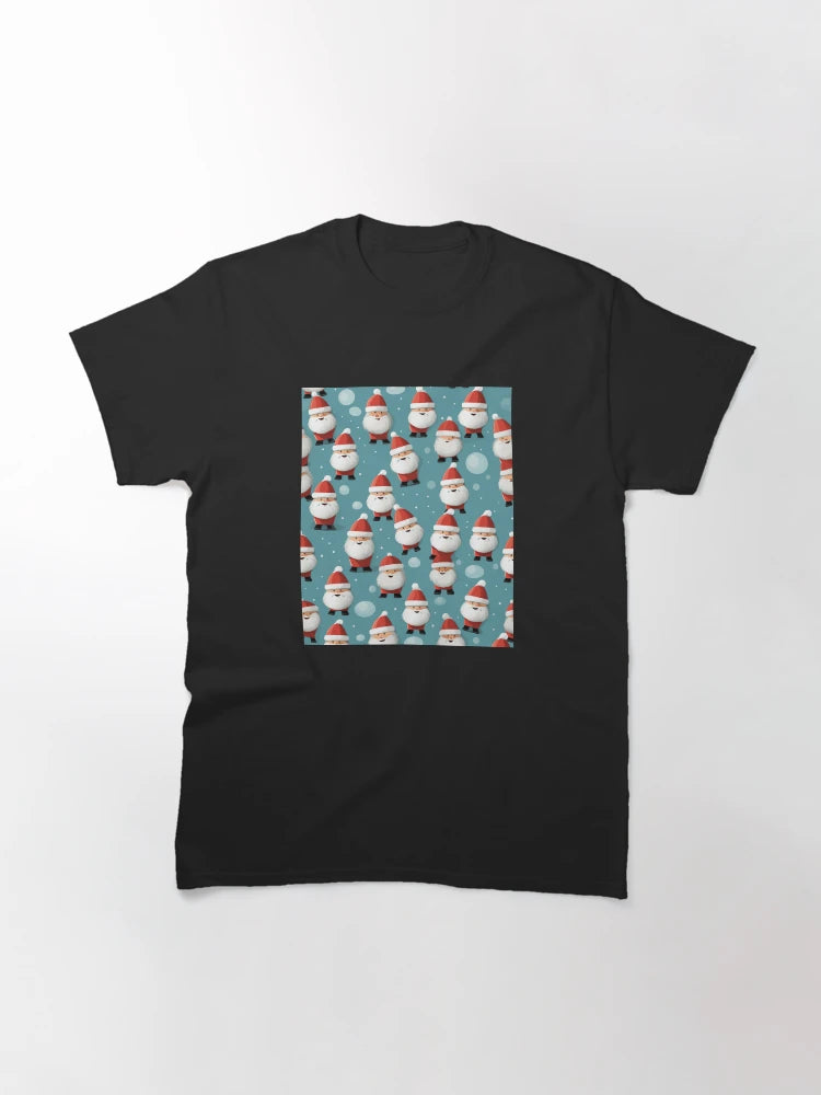 Festive Christmas Designs - Colorful Santa Clauses