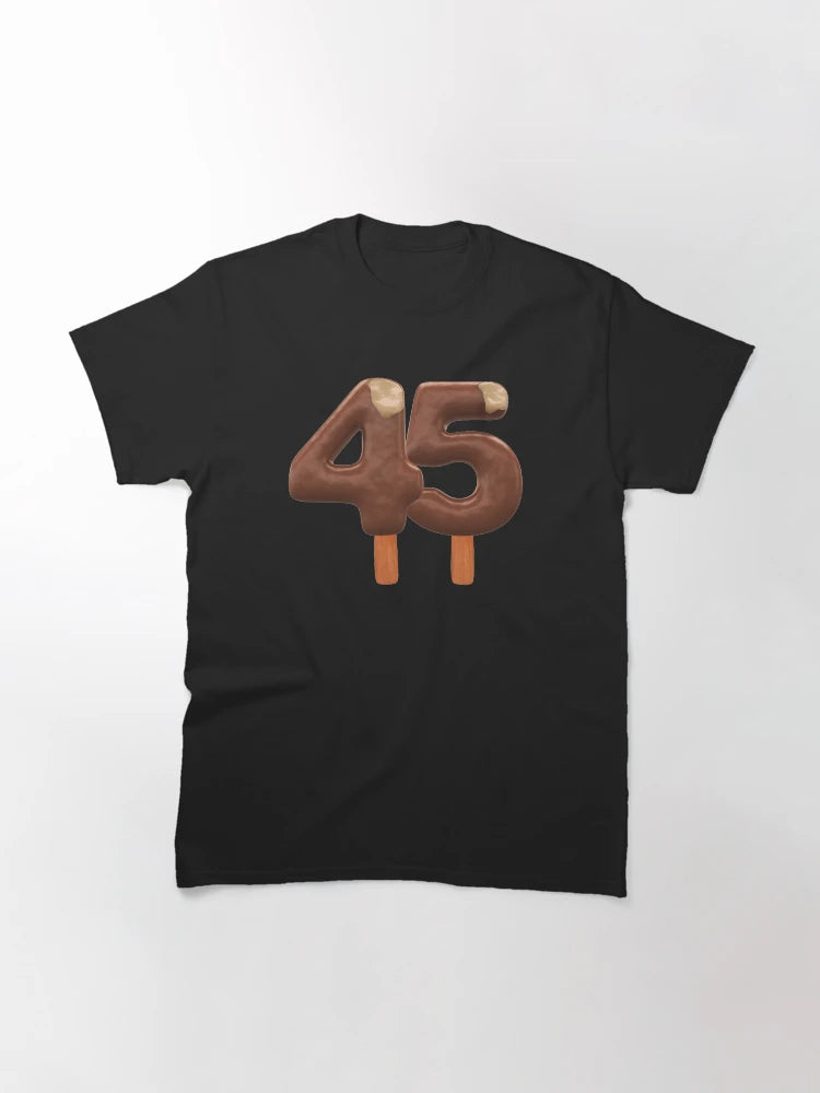 45 Ice Cream Fourty Five Number 3d Chocolate