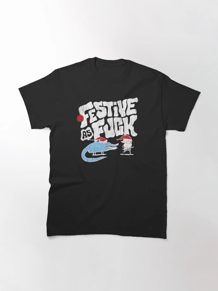 Festive As Fuck Funny Sarcastic Christmas